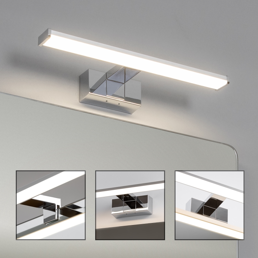 Brilagi - LED kupaonsko osvjetljenje za ogledalo 3u1 VESTRA LED/8W/230V 40 cm IP44 sjajni krom