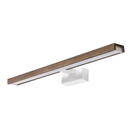 Brilagi - LED kupaonsko osvjetljenje za ogledalo 3u1 WOODY MIRROR 3u1 LED/12W/230V 60 cm IP44 bijela/hrast/orah