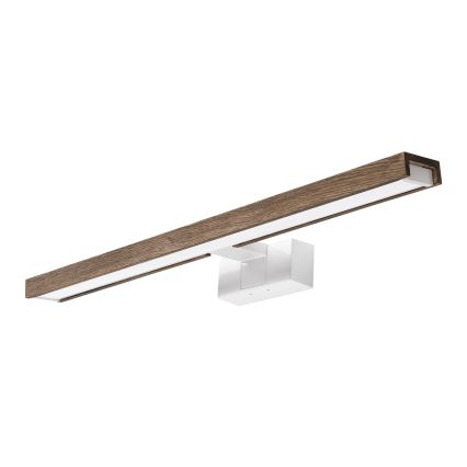 Brilagi - LED kupaonsko osvjetljenje za ogledalo 3u1 WOODY MIRROR 3u1 LED/12W/230V 60 cm IP44 bijela/hrast/orah