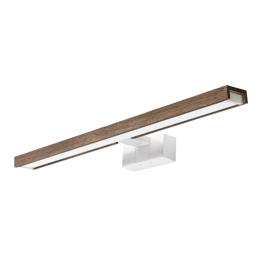 Brilagi - LED kupaonsko osvjetljenje za ogledalo 3u1 WOODY MIRROR 3u1 LED/12W/230V 60 cm IP44 bijela/hrast/orah