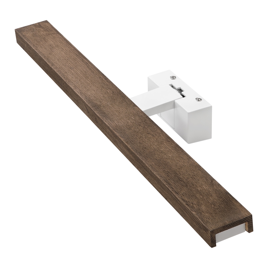 Brilagi - LED kupaonsko osvjetljenje za ogledalo 3u1 WOODY MIRROR 3u1 LED/12W/230V 60 cm IP44 bijela/hrast/orah