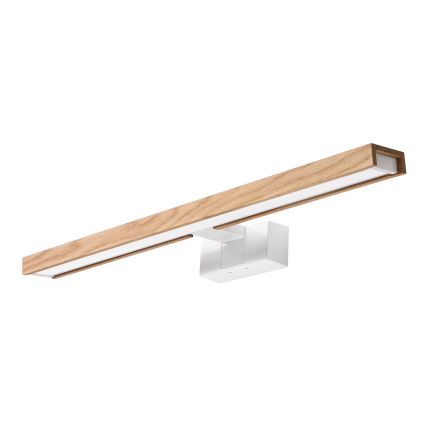 Brilagi - LED rasvjeta za kupaonsko ogledalo 3u1 WOODY MIRROR LED/12W/230V 60 cm IP44 bijela/hrast