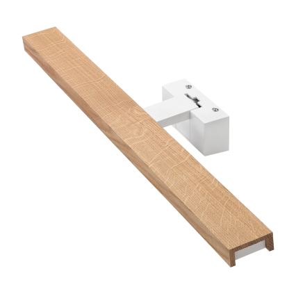 Brilagi - LED rasvjeta za kupaonsko ogledalo 3u1 WOODY MIRROR LED/12W/230V 60 cm IP44 bijela/hrast