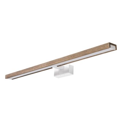Brilagi - LED kupaonsko osvjetljenje za ogledalo 3u1 WOODY MIRROR LED/15W/230V 80 cm IP44 bijela/hrast/orah