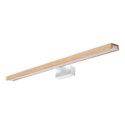 Brilagi - LED osvjetljenje za kupaonsko ogledalo 3u1 WOODY MIRROR LED/15W/230V 80 cm IP44 bijela/hrast