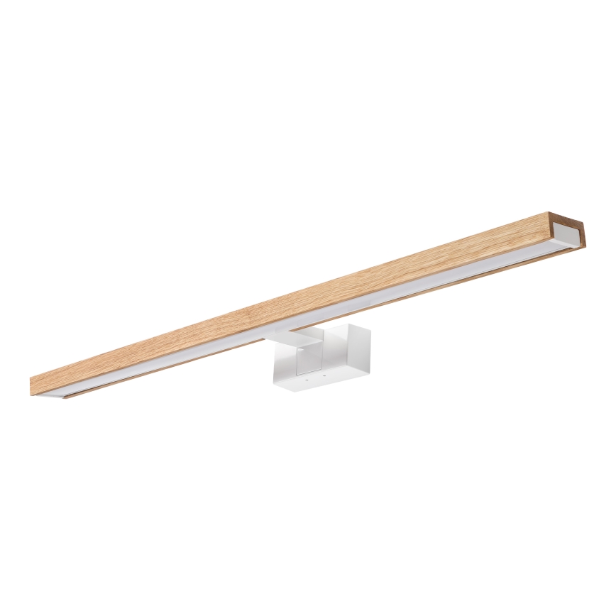 Brilagi - LED osvjetljenje za kupaonsko ogledalo 3u1 WOODY MIRROR LED/15W/230V 80 cm IP44 bijela/hrast