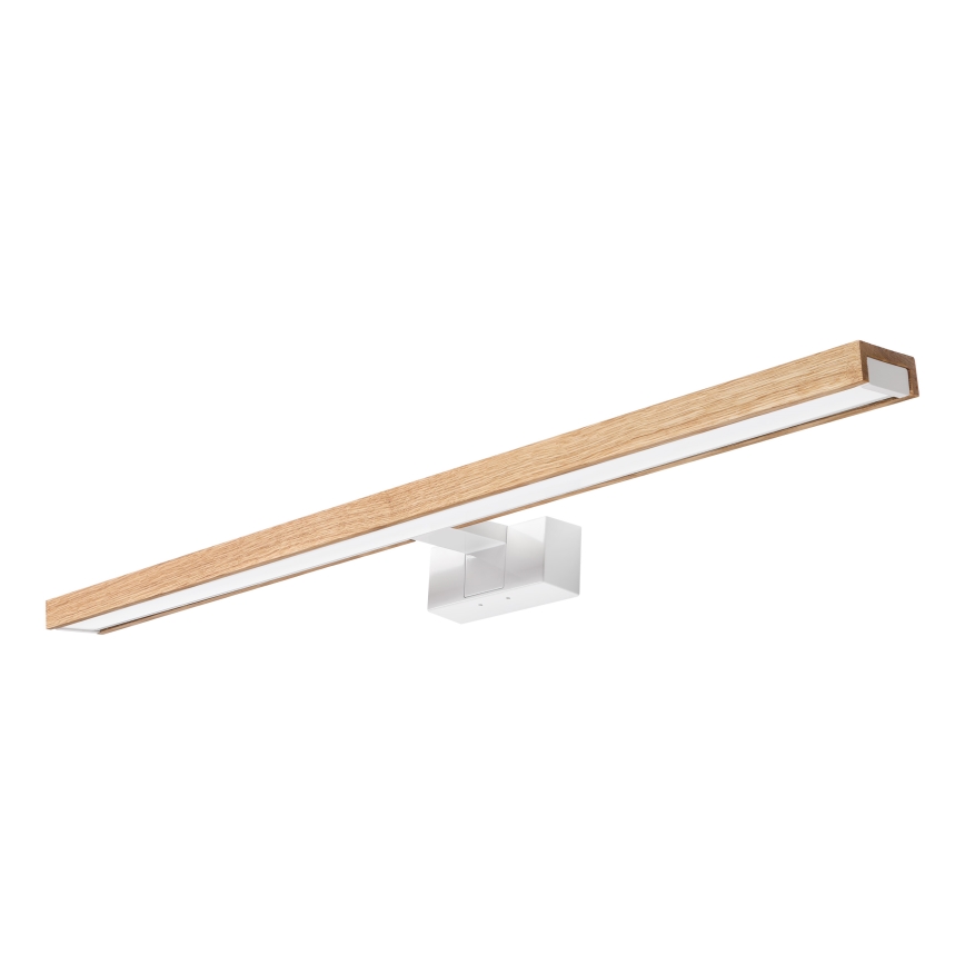 Brilagi - LED osvjetljenje za kupaonsko ogledalo 3u1 WOODY MIRROR LED/15W/230V 80 cm IP44 bijela/hrast