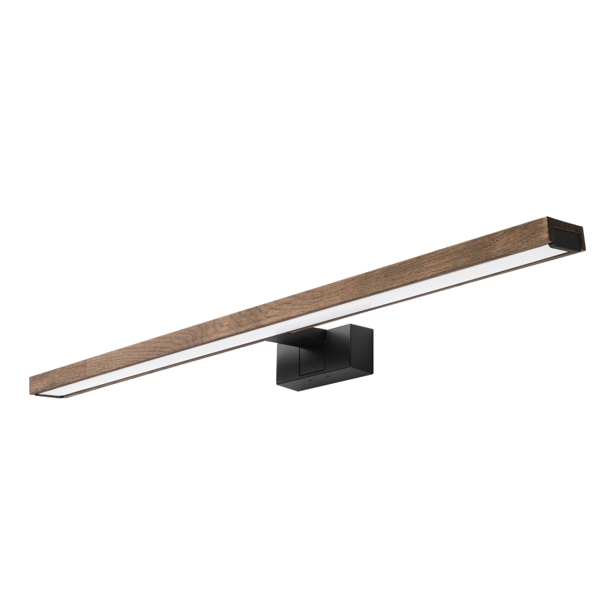 BRILAGI - LED osvjetljenje za kupaonsko ogledalo 3u1 WOODY MIRROR LED/15W/230V 80 cm IP44 crna/hrast orah