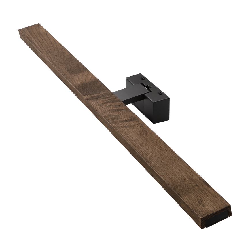BRILAGI - LED osvjetljenje za kupaonsko ogledalo 3u1 WOODY MIRROR LED/15W/230V 80 cm IP44 crna/hrast orah