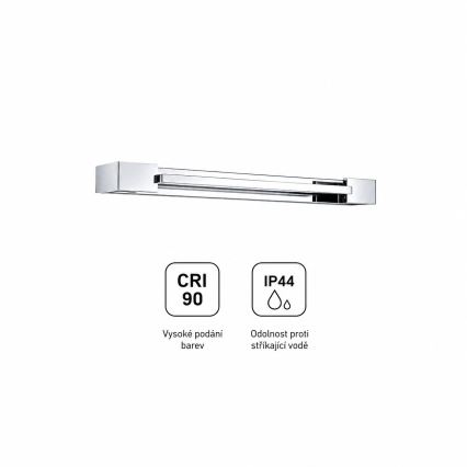 Brilagi - LED svjetlo za kupaonsko ogledalo AQUA LINE LED/12W/230V 45 cm IP44 sjajni krom CRI 90