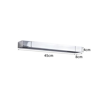 Brilagi - LED svjetlo za kupaonsko ogledalo AQUA LINE LED/12W/230V 45 cm IP44 sjajni krom CRI 90