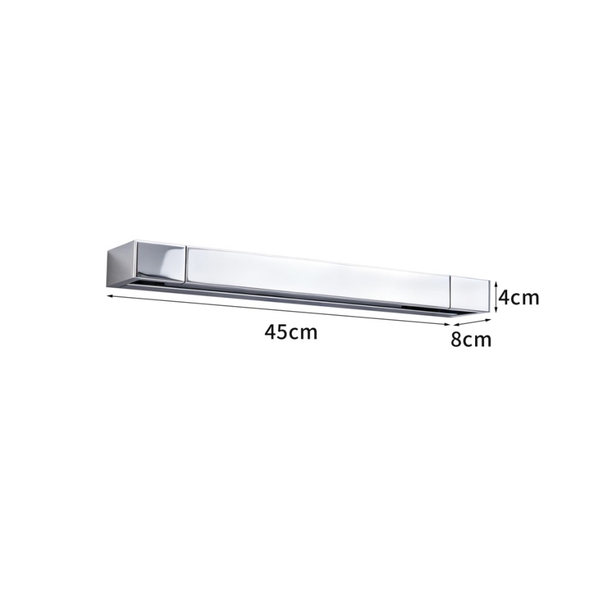 Brilagi - LED svjetlo za kupaonsko ogledalo AQUA LINE LED/12W/230V 45 cm IP44 sjajni krom CRI 90
