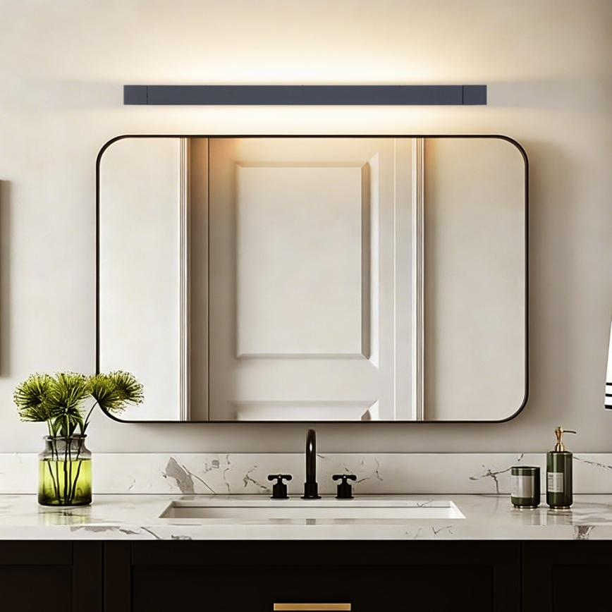 BRILAGI - LED rasvjeta za kupaonsko ogledalo AQUA LINE LED/20W/230V 80 cm IP44 crna CRI 90