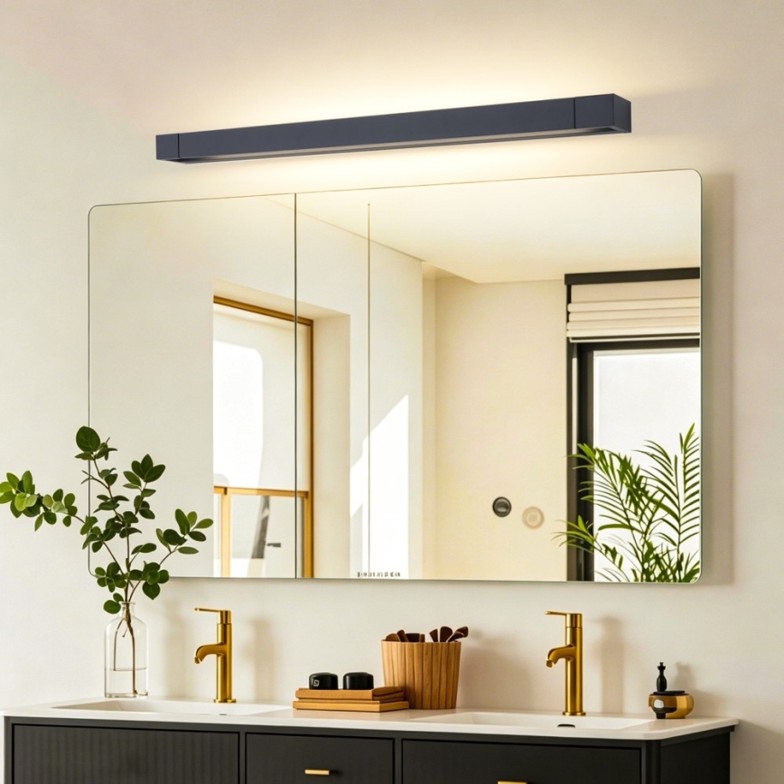 BRILAGI - LED rasvjeta za kupaonsko ogledalo AQUA LINE LED/20W/230V 80 cm IP44 crna CRI 90