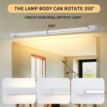 BRILAGI - LED kupaonsko osvjetljenje za ogledalo AQUA LINE LED/28W/230V 100 cm IP44 bijela CRI 90