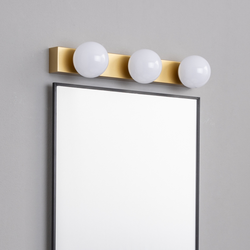 Brilagi - LED osvjetljenje za kupaonsko ogledalo HOLLYWOOD 3xLED/3W/230V 39 cm IP44 zlatna
