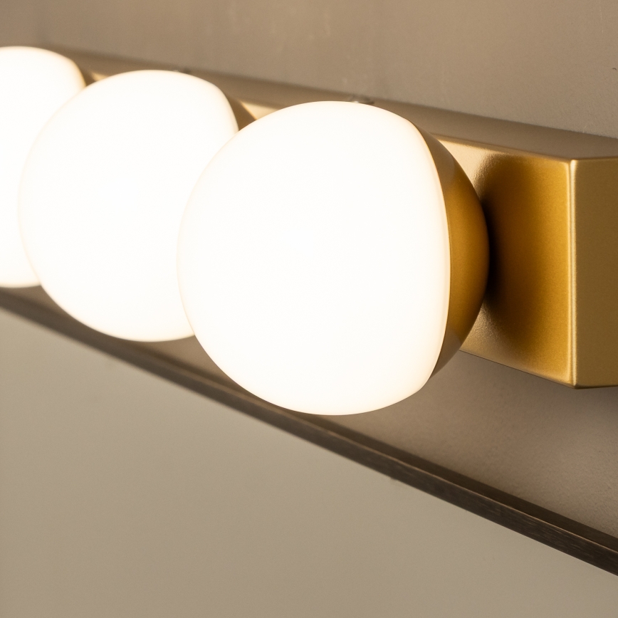 Brilagi - LED osvjetljenje za kupaonsko ogledalo HOLLYWOOD 3xLED/3W/230V 39 cm IP44 zlatna