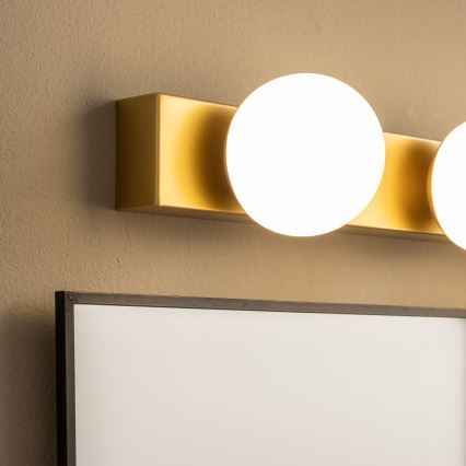 Brilagi - LED osvjetljenje za kupaonsko ogledalo HOLLYWOOD 3xLED/3W/230V 39 cm IP44 zlatna