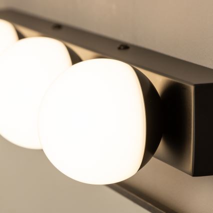 Brilagi - LED rasvjeta za kupaonsko ogledalo HOLLYWOOD 4xLED/3W/230V 53 cm IP44 crna