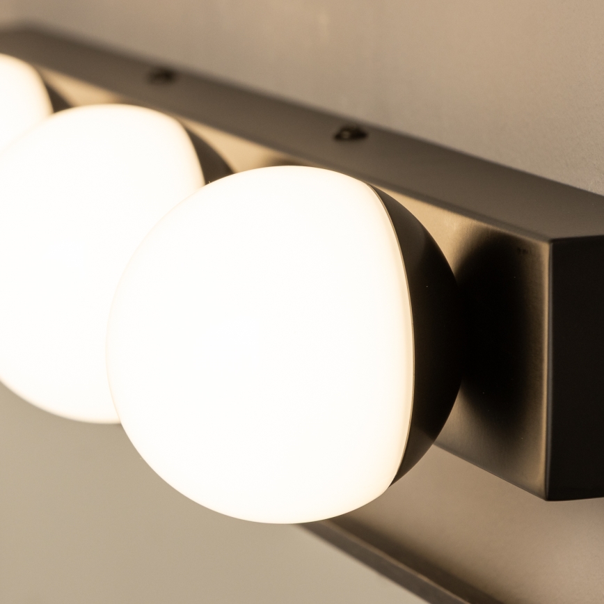 Brilagi - LED rasvjeta za kupaonsko ogledalo HOLLYWOOD 4xLED/3W/230V 53 cm IP44 crna