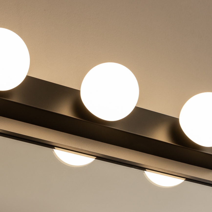 Brilagi - LED rasvjeta za kupaonsko ogledalo HOLLYWOOD 4xLED/3W/230V 53 cm IP44 crna