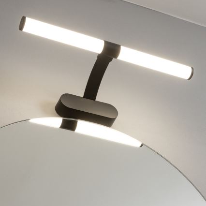 Brilagi - LED kupaonsko osvjetljenje za ogledalo 2u1 TUBEO LED/6W/230V 40 cm IP44 crna