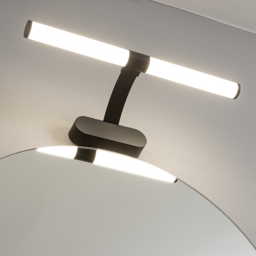 Brilagi - LED kupaonsko osvjetljenje za ogledalo 2u1 TUBEO LED/6W/230V 40 cm IP44 crna