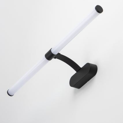 Brilagi - LED svjetlo za kupaonsko ogledalo 2 u 1 TUBEO LED/8W/230V 60 cm IP44 crno