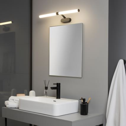 Brilagi - LED svjetlo za kupaonsko ogledalo 2 u 1 TUBEO LED/8W/230V 60 cm IP44 crno