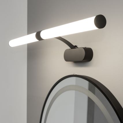 Brilagi - LED svjetlo za kupaonsko ogledalo 2 u 1 TUBEO LED/8W/230V 60 cm IP44 crno