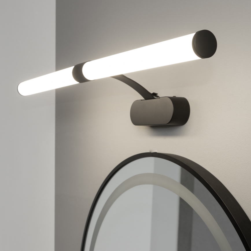 Brilagi - LED svjetlo za kupaonsko ogledalo 2 u 1 TUBEO LED/8W/230V 60 cm IP44 crno
