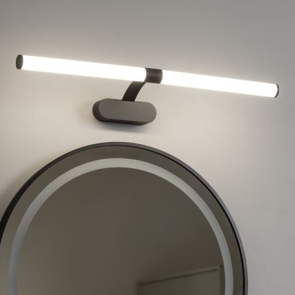 Brilagi - LED svjetlo za kupaonsko ogledalo 2 u 1 TUBEO LED/8W/230V 60 cm IP44 crno