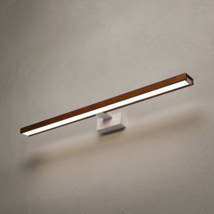 Brilagi - LED osvjetljenje za kupaonsko ogledalo WOODY MIRROR 3u1 LED/15W/230V 80 cm IP44 bijela/hrast-trešnja