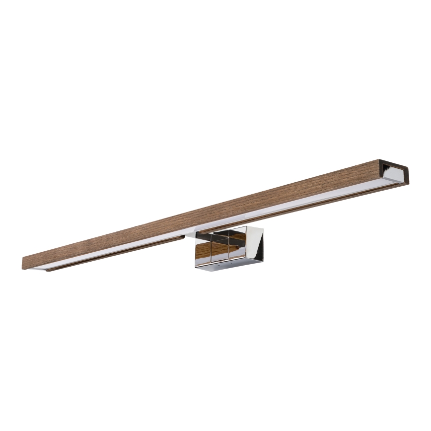 BRILAGI - LED kupaonsko osvjetljenje za ogledalo WOODY MIRROR 3v1 LED/15W/230V 80 cm IP44 sjajni krom/hrast orah