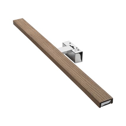 BRILAGI - LED kupaonsko osvjetljenje za ogledalo WOODY MIRROR 3v1 LED/15W/230V 80 cm IP44 sjajni krom/hrast orah