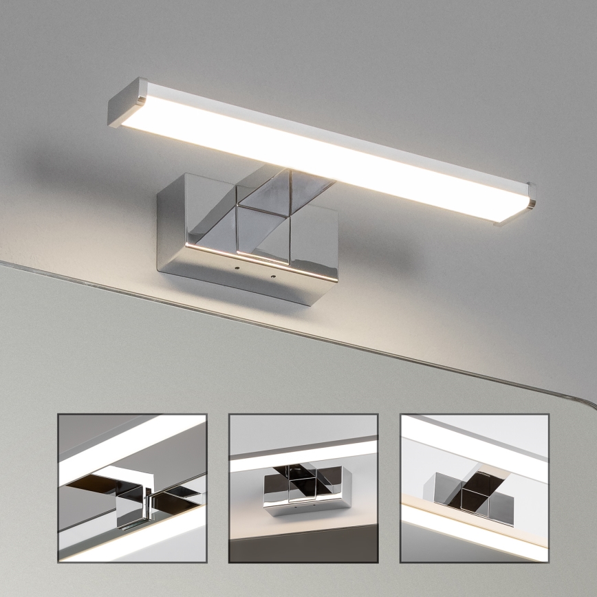 Brilagi - LED kupaonsko osvjetljenje za zrcalo 3u1 VESTRA LED/6W/230V 30 cm IP44 sjajni krom