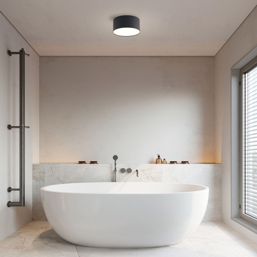 Brilagi - LED stropno svjetlo za kupaonicu FORIS LED/14W/230V promjer 12 cm crno IP44