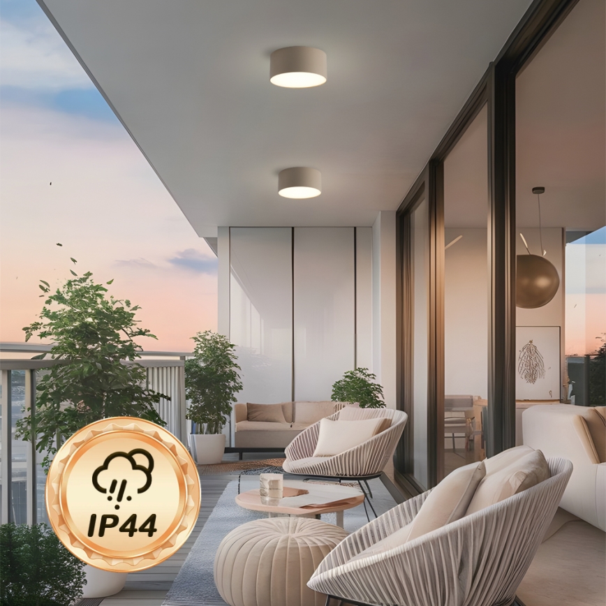 Brilagi - LED stropna svjetiljka za kupaonicu FORIS LED/20W/230V Ø 15 cm bež IP44