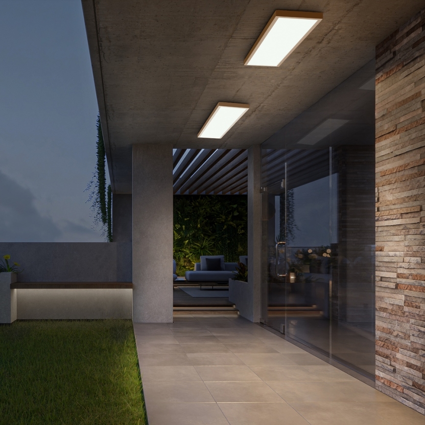 Brilagi - LED stropno svjetlo za kupaonicu FRAME LED/50W/230V 120x30 cm IP44 bež