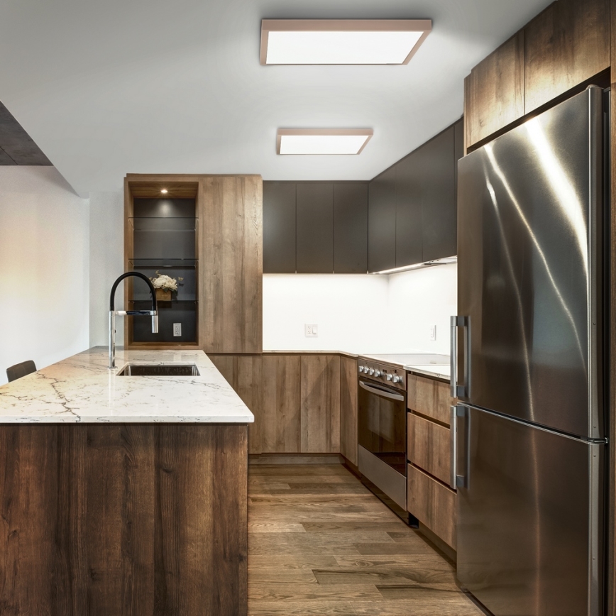 Brilagi - LED kupaonsko stropno svjetlo FRAME LED/50W/230V 60x60 cm IP44 bež