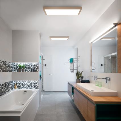 Brilagi - LED kupaonsko stropno svjetlo FRAME LED/50W/230V 60x60 cm IP44 bež