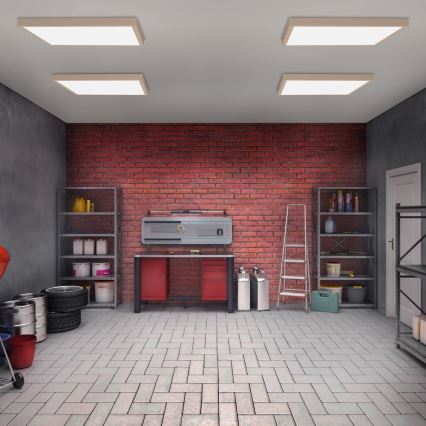 Brilagi - LED kupaonsko stropno svjetlo FRAME LED/50W/230V 60x60 cm IP44 bež