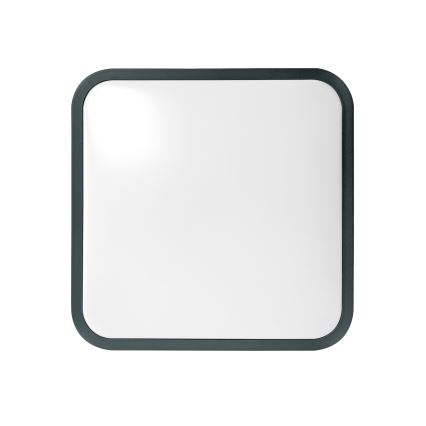 Brilagi - LED stropna svjetiljka za kupaonicu sa senzorom ZENNA LED/24W/230V 34,5x34,5 cm IP44 antracit + daljinski upravljač