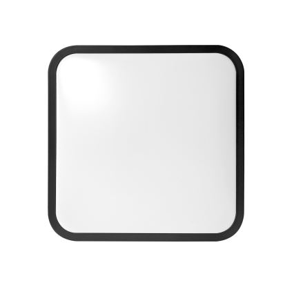 Brilagi - LED stropno svjetlo za kupaonicu sa senzorom ZENNA LED/24W/230V 34,5x34,5 cm IP44 crno + daljinski upravljač