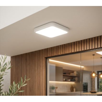 BRILAGI - LED kupaonsko stropno svjetlo ZENNA LED/18W/230V 28,5x28,5 cm IP44 bijela