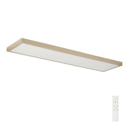 Brilagi - LED prigušivo kupaonsko stropno svjetlo FRAME SMART LED/50W/230V 120x30 cm 3000-6000K IP44 bež + daljinski upravljač