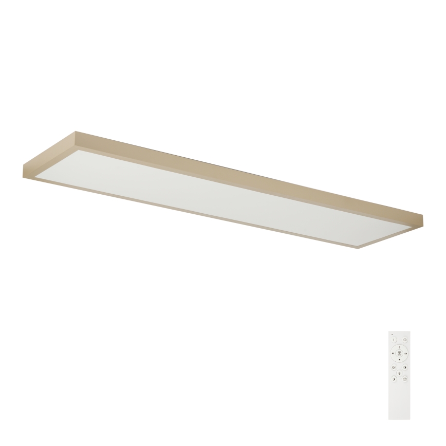 Brilagi - LED prigušivo kupaonsko stropno svjetlo FRAME SMART LED/50W/230V 120x30 cm 3000-6000K IP44 bež + daljinski upravljač