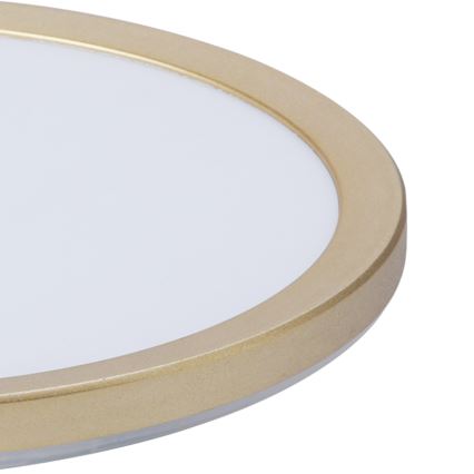 Brilagi - LED stropno svjetlo za kupaonicu ULTRA SLIM LED/12W/230V Ø 22,5 cm zlatna IP54