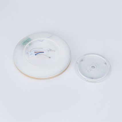 Brilagi - LED stropno svjetlo za kupaonicu ULTRA SLIM LED/12W/230V Ø 22,5 cm zlatna IP54