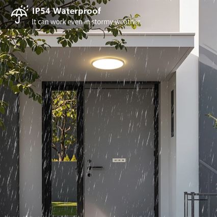 Brilagi - LED stropno svjetlo za kupaonicu ULTRA SLIM LED/18W/230V Ø 30 cm zlatno IP54